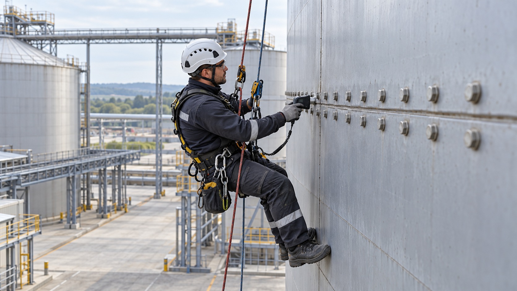 Mantenimiento y limpieza industrial en altura · imagen de contenido