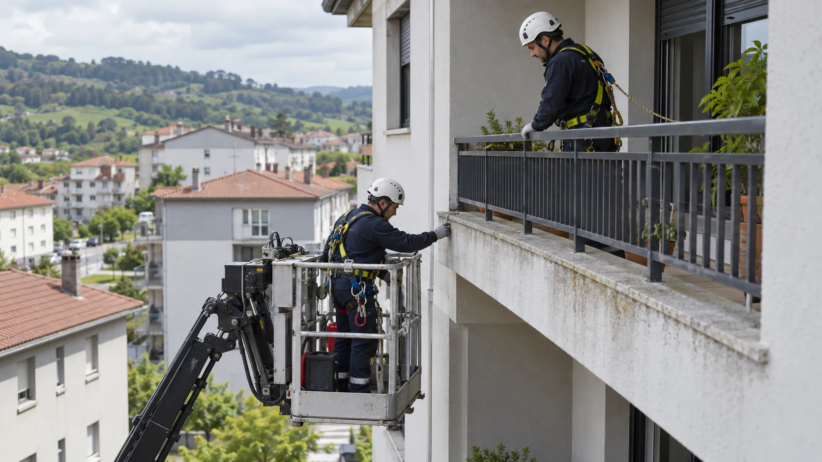 Trabajos verticales en Corvera de Asturias