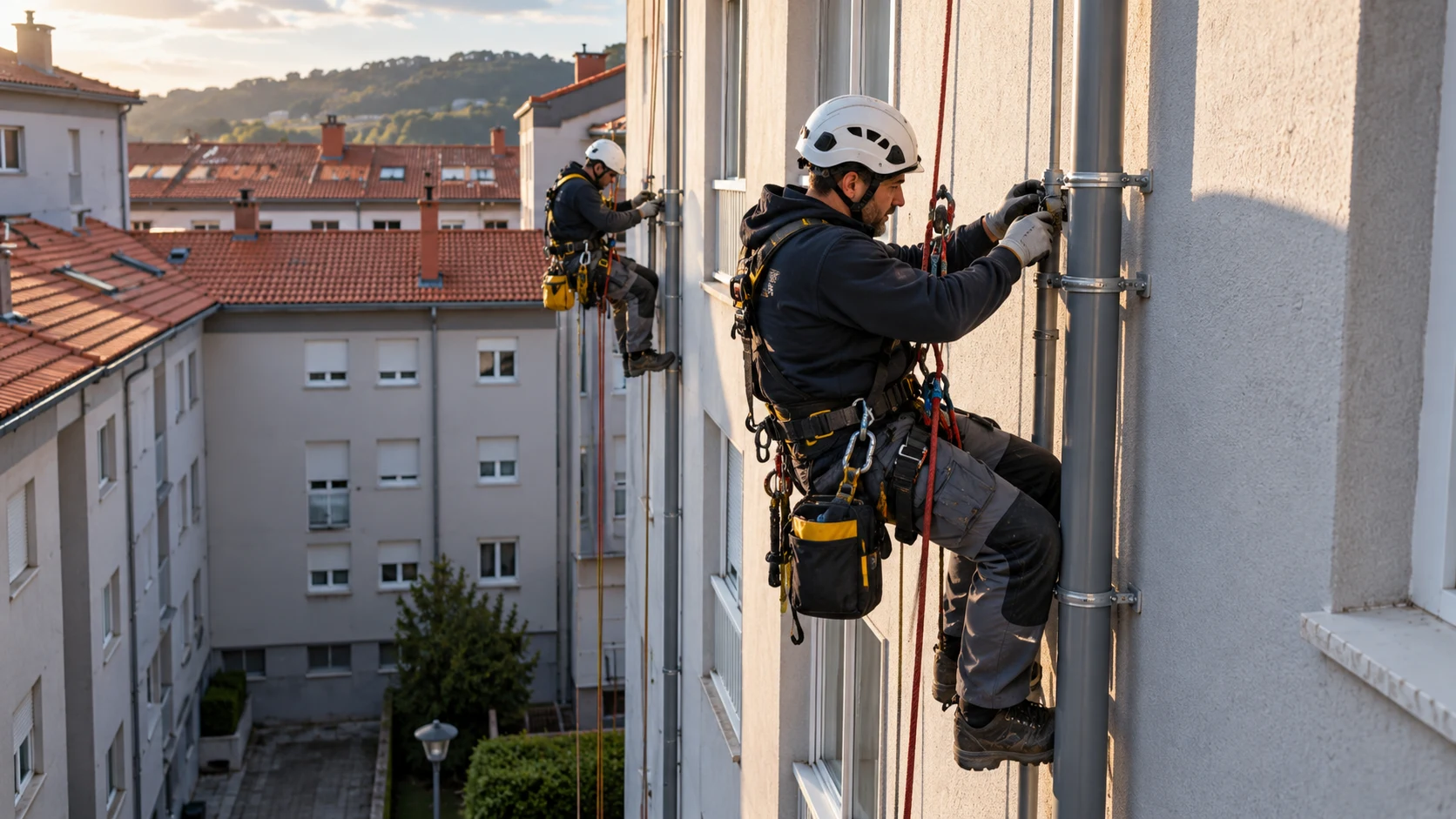 Trabajos verticales en Corvera de Asturias