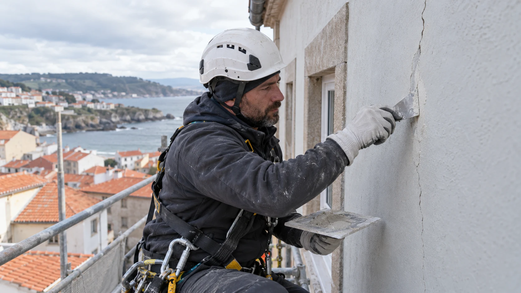 Reparación de fisura